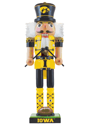 Iowa Hawkeyes NCAA 12" Nutcracker