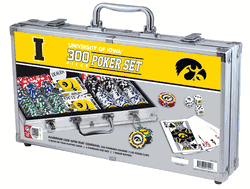 Iowa Hawkeyes NCAA 300pc Poker Set