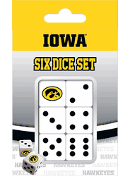 Iowa Hawkeyes NCAA Dice Set