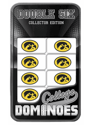 Iowa Hawkeyes NCAA Dominoes