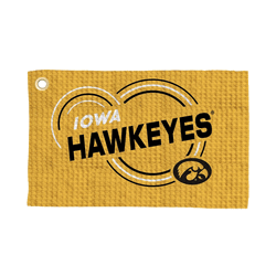 Iowa Hawkeyes NCAA Droplets Waffle Fan Towel 16x25 inches