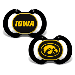 Iowa Hawkeyes Pacifier 2-Pack