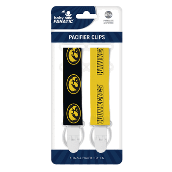Iowa Hawkeyes Pacifier Clips