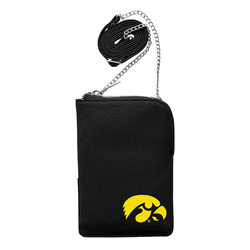 Iowa Hawkeyes Pebble Smart Purse Black