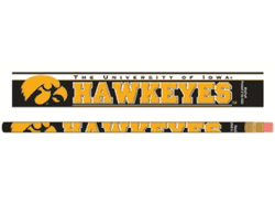 Iowa Hawkeyes Pencil 6 Pack