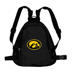 Iowa Hawkeyes Pet Mini Backpack BLCK M