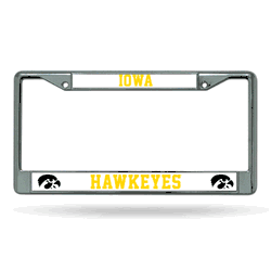 Iowa Hawkeyes Chrome Frame