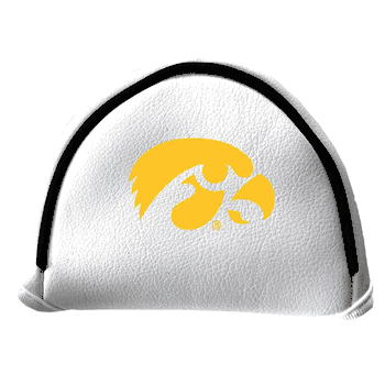 Iowa Hawkeyes Putter Cover - Mallet (White)