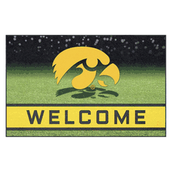 Iowa Hawkeyes Rubber Door Mat - 18in. x 30in.
