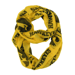 Iowa Hawkeyes Sheer Infinity Scarf Alternate