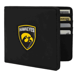 Iowa Hawkeyes Shield Wallet - Black