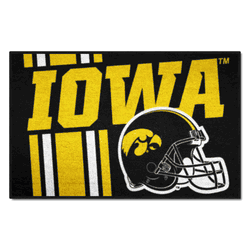 Iowa Hawkeyes Starter Mat Accent Rug - 19in. x 30in., Unifrom Design