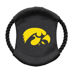 Iowa Hawkeyes Team Flying Disc Pet Toy