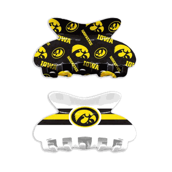 Iowa Hawkeyes Team Hair Claw Set