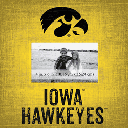 Iowa Hawkeyes Team Name 10"x10" Picture Frame