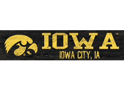 Iowa Hawkeyes Team Name Sign