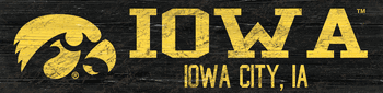 Iowa Hawkeyes Team Name Sign