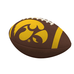 Iowa Hawkeyes Team Stripe Official-Size Composite Football