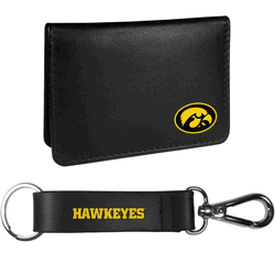 Iowa Hawkeyes Weekend Bi-fold Wallet & Strap Key Chain