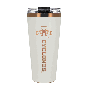 Iowa State Cyclones 32oz Crme and Copper Big Slim Tumbler with Straw