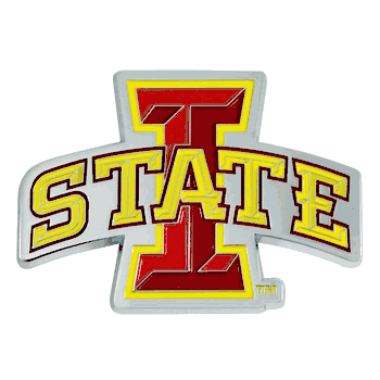 Iowa State Cyclones 3D Color Metal Emblem