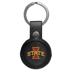 Iowa State Cyclones AirTag Compatible Leather Key Chain