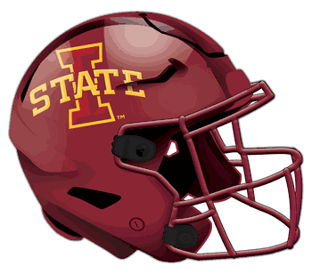 Iowa State Cyclones Authentic Helmet Cutout 24