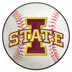Iowa State Cyclones Baseball Rug - 27in. Diameter