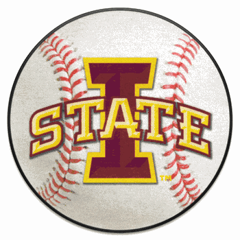 Iowa State Cyclones Baseball Rug - 27in. Diameter