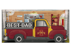 Iowa State Cyclones Best Dad Truck 6x12 Sign