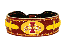 Iowa State Cyclones Bracelet Team Color Football Primary Athletic Mark Logo CO