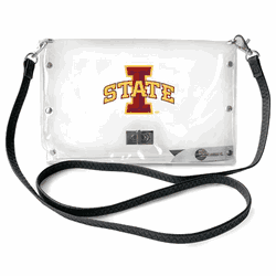 Iowa State Cyclones Clear Envelope Purse STRAP
