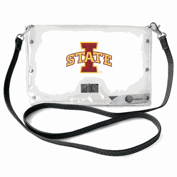 Iowa State Cyclones Clear Envelope Purse STRAP