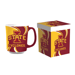 Iowa State Cyclones Coffee Mug 14oz Ceramic with Matching Box