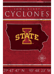 Iowa State Cyclones Coordinates 17x26