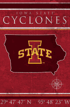 Iowa State Cyclones Coordinates 17x26