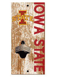 Iowa State Cyclones Distressed Bottle Opener