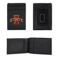 Iowa State Cyclones  Embroidered Front Pocket Wallet - Slim/Light Weight