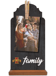 Iowa State Cyclones Family Clothespin 6x12