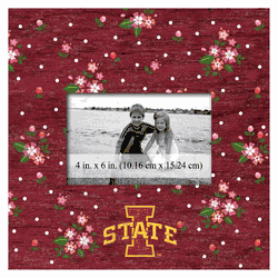Iowa State Cyclones Floral 10x10 Frame