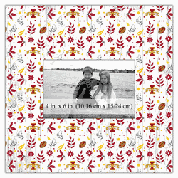 Iowa State Cyclones Floral Pattern 10x10 Frame