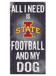 Iowa State Cyclones Football and My Dog Sign