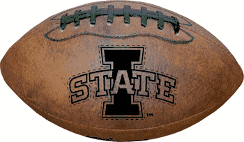 Iowa State Cyclones Football - Vintage Throwback - 9 Inches