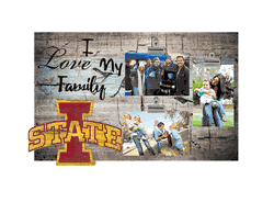 Iowa State Cyclones I Love my Family Clip Frame