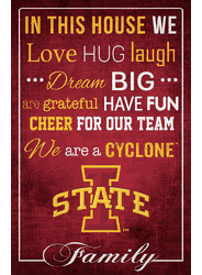 Iowa State Cyclones In This House 17x26