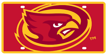 Iowa State Cyclones License Plate - Acrylic Mega Style