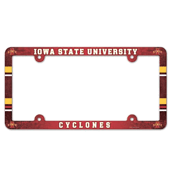 Iowa State Cyclones License Plate Frame - Full Color