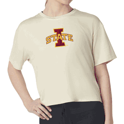 Iowa State Cyclones NCAA Kadi Turnout Tee Bone Small