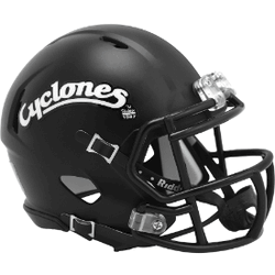 Iowa State Cyclones NCAA Mini Speed Football Helmet Black Cyclones