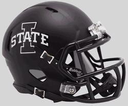 Iowa State Cyclones NCAA Mini Speed Football Helmet Satin Black